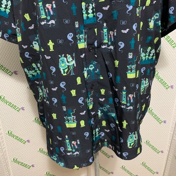 RSVLTS Shirt Disney Haunted Mansion Grim Grinning Graveyard Halloween Mens 2XL - Picture 3 of 6